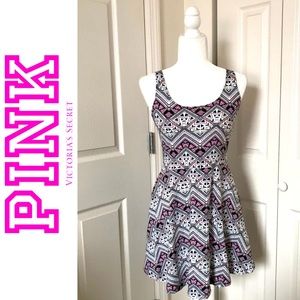 ❌SOLD❌VS PINK Tribal Print Fit-and-Flare dress